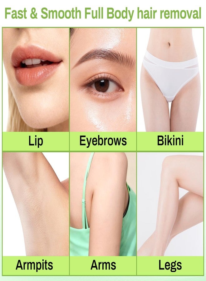 RAQEHO Wax Strips for Hair Removal - At Home Waxing Kit For Women Men Includes 20 Double Sided Large Strips and 2 Post Wax Wipes for Face Body Bikini Lip Arm Leg Armpit Mustache All Skin Hair Remover - Image 5
